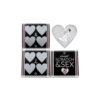 Secret Play - Scratch &amp; Sex Hetero. Erotyczna gra typu zdrapka. Zaskakujcie się przez 7 dni lub nawet 4 tygodnie! Wylosujcie innowacyjną pozycję 
