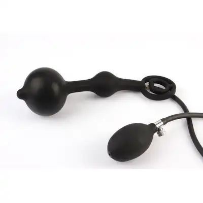 ​Double Bead Inflatable Anal Plug