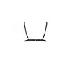 Passion - Meggy Bra L/XL. Zjawiskowy biustonosz ze zdobieniem harness. Pięknie wyeksponowany dekolt pasujący do każdej stylizacji