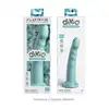 Dillio - Slim Seven 7 Inch. Prążkowane dildo w kolorze miętowym z silikonu premium utwardzanego platyną. 19,7 cm  długości