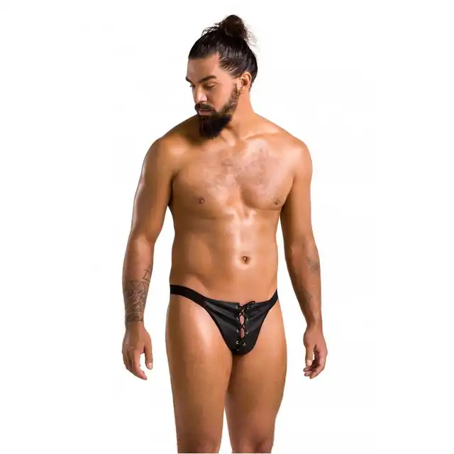 Passion - 044 Slip Open Ben L/XL - męskie majtki z otwartym tyłem. Odważna propozycja 