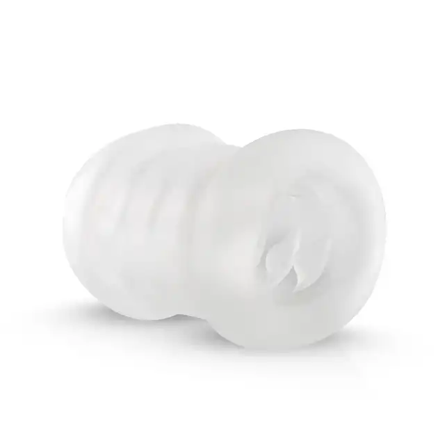 Boners - Masturbator Ribbed. Dwustronny, niezwykle stymulujący masturbator w kształcie silikonowego rękawa 