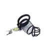 Oproducts - Chasity Cage Squares Black. Stalowa przewiewna klatka na penisa 4,5 cm średnicy oraz 11 cm długości 