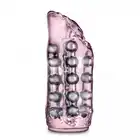 M for Men - Super Stroker Masturbator - Pink - podróżny masturbator z przyjemnymi rzędami koralików 
