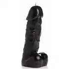 Master Series - Passion Pecker Penis Drip Candle - Black - zmysłowa świeca w kształcie penisa. Rozgrzej atmosferę