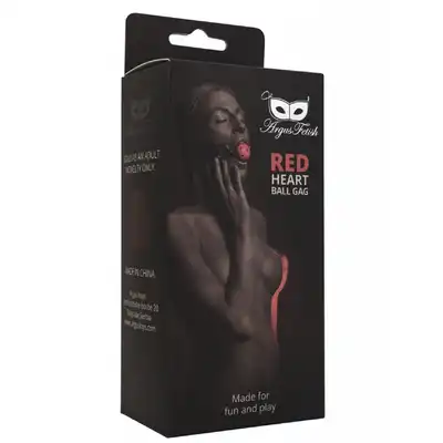 Red Heart Ball Gag