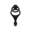 Easy Toys - Pleasure Cock Ring. Miękki silikonowy ring na penisa i jądra stymulujący krocze. 