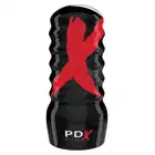 PDX Elite - Air Tight Pussy Stoker - masturbator w cielistym kolorze z otworem próżniowym dla spektakularnego efektu ssania