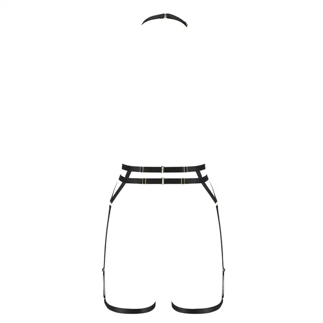 Passion - Denira L/XL. Cudowny model body bielizny damskiej w stylu harness. Idealne podkreślenie talii i biustu z możliwością całkowitego regulowania
