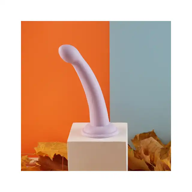 Dillio - Secret Explorer 6 Inch. Wrzosowe dildo do punktu G z silikonu utwardzanego platyną. Mocna przyssawka. 17,2 cm długości