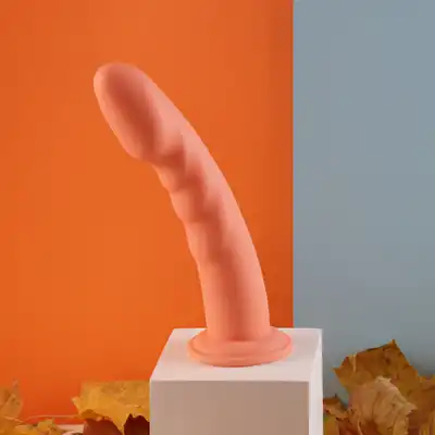 Dillio - Super Eight 8 Inch. Prążkowane dildo do stymulacji punktu G z silikonu premium. 21 cm długości