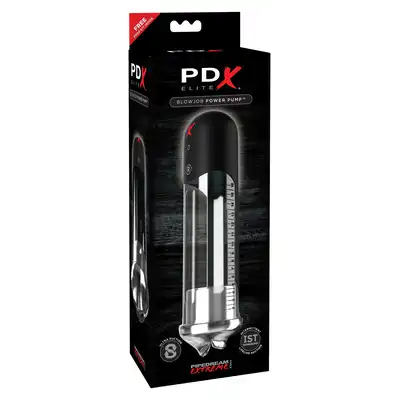 PDX Elite - Blowjob Power Pump - innowacyjna pompka do penisa, zapewniająca ultra realistyczny seks oralny! Możliwość pomiaru