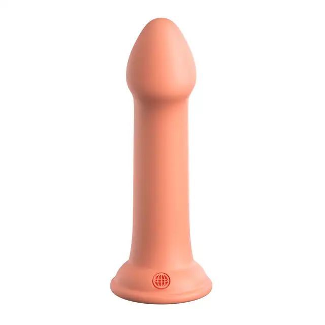 Dillio - Big Hero 6 Inch. Pomarańczowe dildo z silikonu premium utwardzanego platyną. Idealne do uprzęży strap-on. 17,2 cm długości