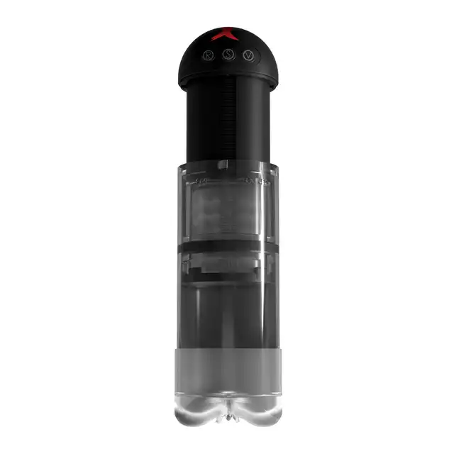 PDX Elite - Extender Vibrating Penis Pump - pompka z przerywanym ssaniem i opcją ustawienia długości! Całkowita innowacja 