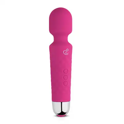 Easy Toys - Wonder Wand Pink. Silikonowa różowa różdżka o intensywnych wibracjach i wysokiej wytrzymałości 
