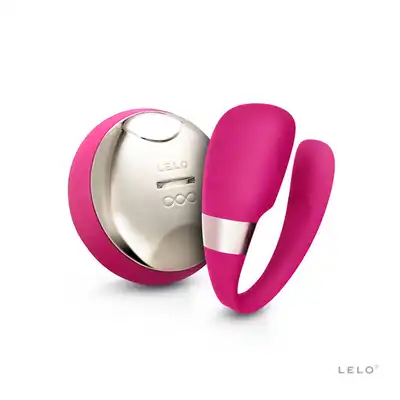 Lelo - Tiani 3 Cerise. Nowoczesny różowy wibrator dla par na pilota z technologią SenseMotion. Intuicyjne sterowanie i jeszcze więcej intensywnych doznań