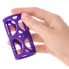 A-Toys - Penis Extender. Fioletowa wodoodporna nakładka na penisa w kompaktowym rozmiarze z wypukłą fakturą 