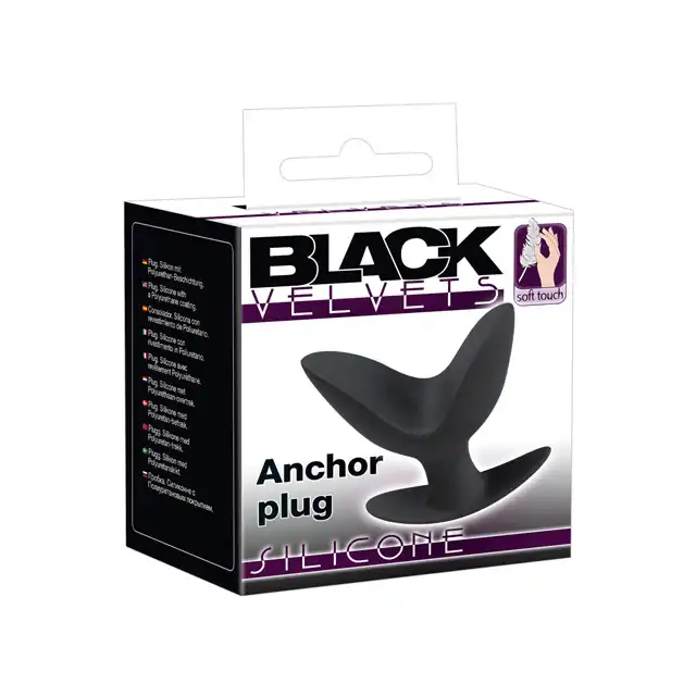 Black Velvets - Anchor Plug. Zatyczka w kształcie kotwicy