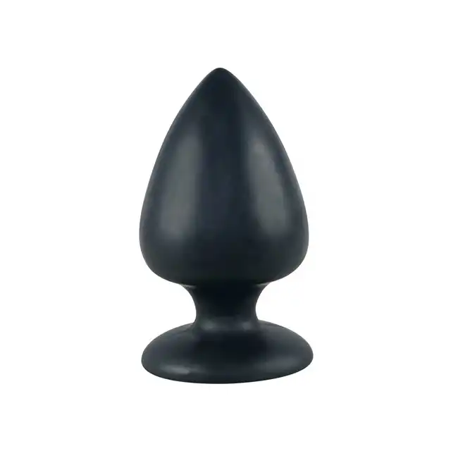 Black Velvets - Extra duży plug. Silicone Soft Touch