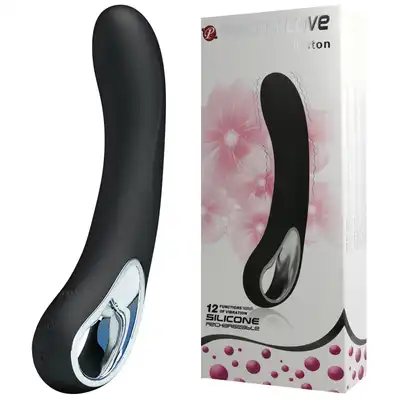 Pretty Love - Alston czarny wibrator. Ładowarka USB