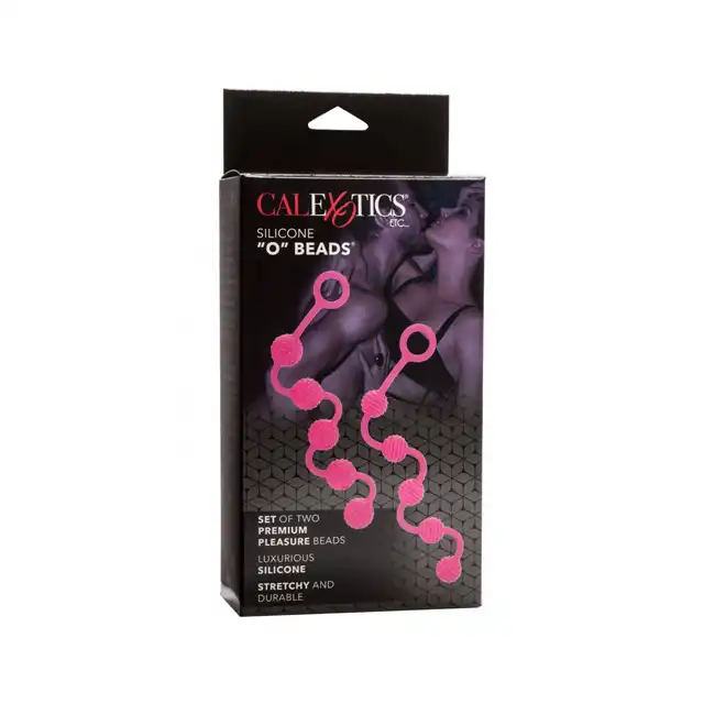Calexotics Siliocne "O" Beads. Zestaw koralików analnych