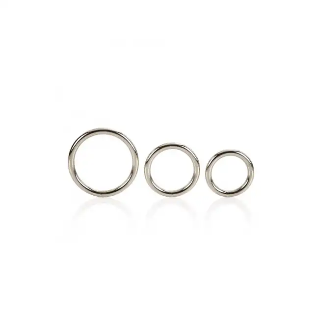 Calexotics - Silver ring set. Trzy metalowe pierścienie.