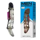 Men Extension - cage. Nakładka z ekscytującymi wibracjami