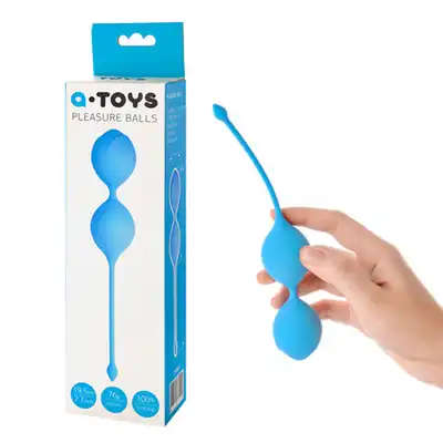 A-Toys - Pleasure Balls. Błękitne kulki gejszy.