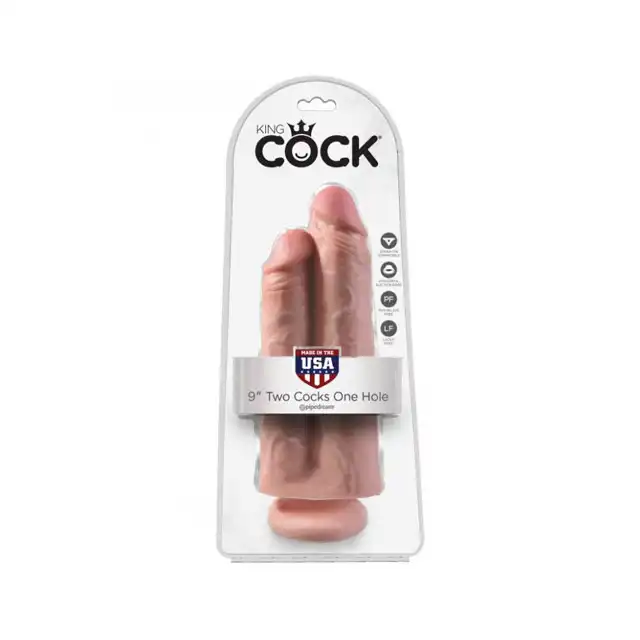 PipeDream - King Cock 9". Podwójne dildo Two Cocks One Hole.