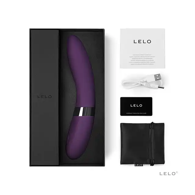 Lelo - Elise 2 Plum. Nowoczesny, ekskluzywny, fioletowy wibrator od renomowanej marki. Najwyższej klasy silikon i jeszcze intensywniejsze doznania 