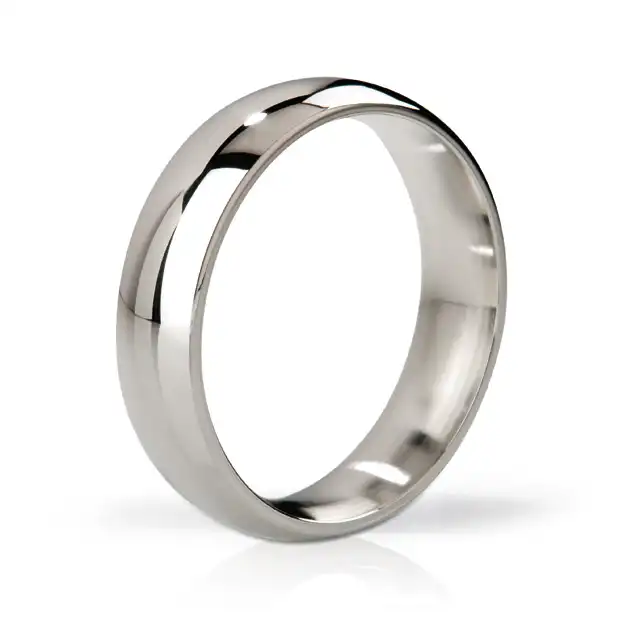 Mystim - His Ringness Eartk Polished 55 mm. Ring na penisa. Stal chirurgiczna