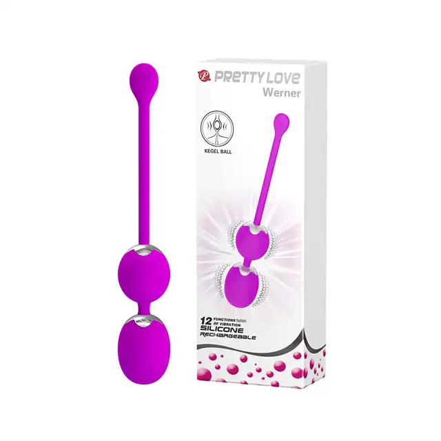 Pretty Love - Werner. Kulki gejszy z wibrację. Ładowanie USB