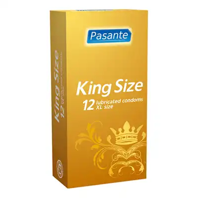Pasante King Size condoms 12 pcs. Duże wygodne  prezerwatywy XXL