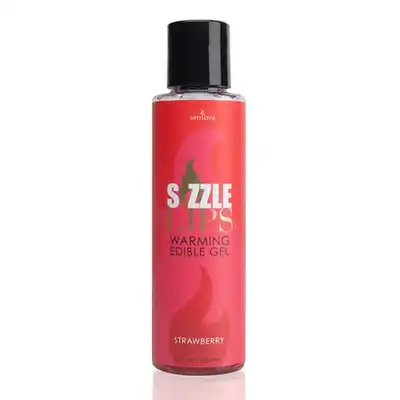 Sensuva - Rozgrzewający żel do masażu słodka truskawka