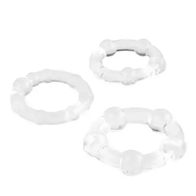 A-Toys - zestaw uniwersalnych ringów na penisa.