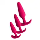 Popo Pleasure - Anal Plug Set. Zestaw 3 wtyczek