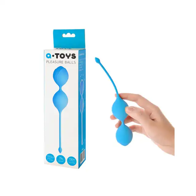 A-Toys - Pleasure Balls. Błękitne kulki gejszy.