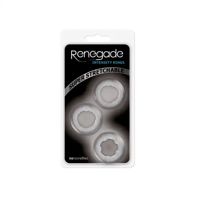 NsNovelties - Renegade Intensity Rings - zestaw 3 pierścieni