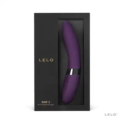 Lelo - Elise 2 Plum. Nowoczesny, ekskluzywny, fioletowy wibrator od renomowanej marki. Najwyższej klasy silikon i jeszcze intensywniejsze doznania 