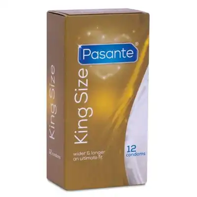 Pasante King Size condoms 12 pcs. Duże wygodne  prezerwatywy XXL