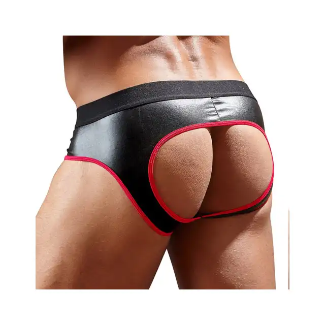Svenjoyment - Jockstrap z zamkiem i czerwonym wykończeniem.
