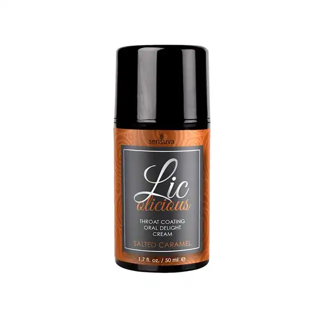 Sensuva - Lickolicious Salted Caramel. Krem do seksu oralnego Solony karmel 