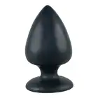 Black Velvets - Extra duży plug. Silicone Soft Touch