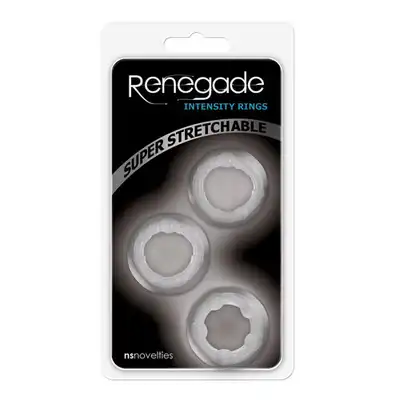 NsNovelties - Renegade Intensity Rings - zestaw 3 pierścieni