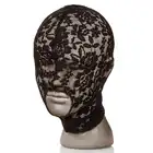 Scandal - Lace Hood. Zmysłowa maska z czarnej koronki.