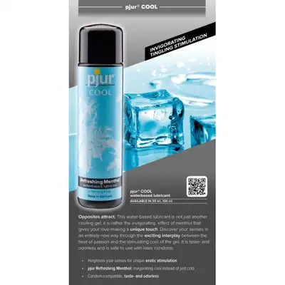 Pjur - Cool 100 ml. Ekskluzywny chłodzący lubrykant 