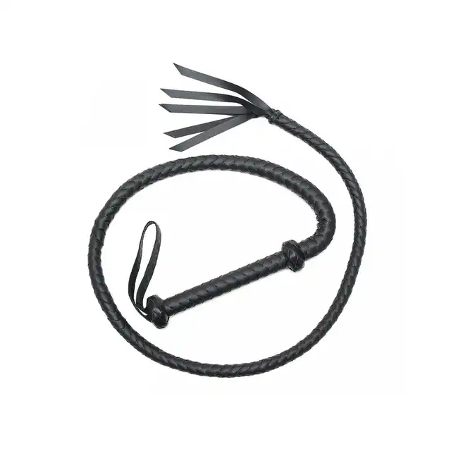 Rimba - Arabian Bull Whip. Duży solidny bat skórzany 155 cm. Niesamowity.