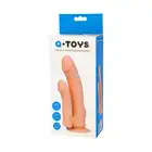 A-Toys - Dildo do podwójnej penetracji. 100% silicone