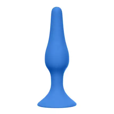 Lola Toys. Slim Anal Plug Medium. Niebieska zatyczka analna.