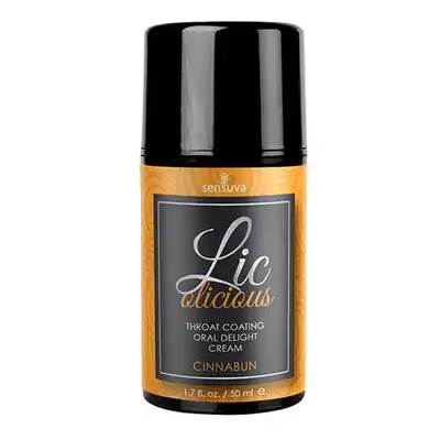 Sensuva - Lickolicious Cinnamon. Krem do seksu oralnego Cynamonowy. Mega Sale!